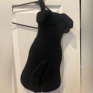 Black dog Christmas stocking. New w tags.